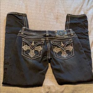 NWOT Miss Me 29 skinny jean dark wash 30” inseam